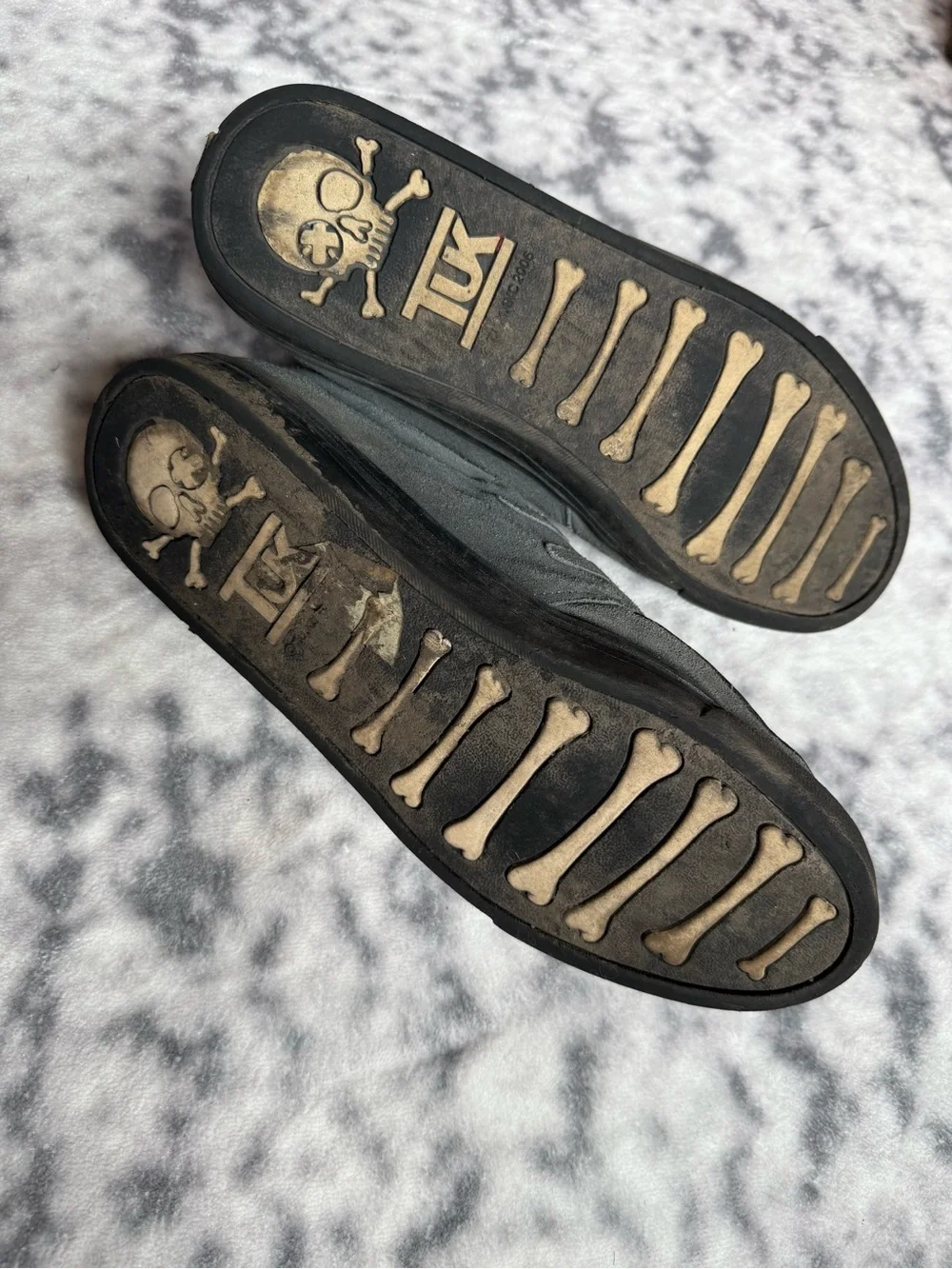 T.U.K - Gray Suede Creeper Sneaker Loafers - Men’s 9 Women’s 11